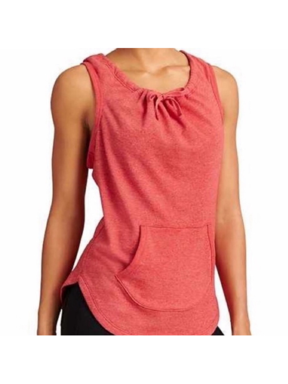 NWT ATHLETA Hoodie Kanga Sleeveless Drawstring Hoodie XXS cotton - Picture 1 of 8